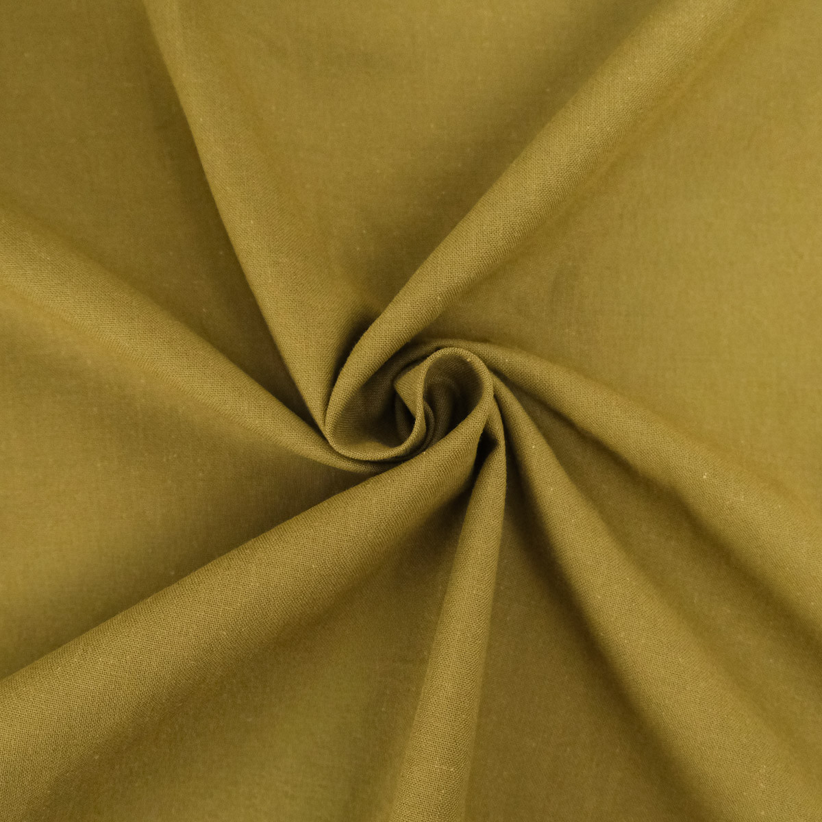 Ochre Brown Sanforized Cotton Fabric - Maison Klem